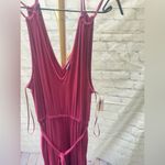 Old Navy  Double Strap Ankle Length Jumpsuit, size XL Berry color NWT Photo 7