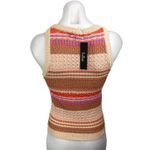 Lulus NEW Exceptional Expression Beige Multi Striped Sweater Knit Tank Top Sz XS Photo 1