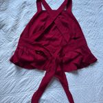 Urban Outfitters red open back tie top Photo 1