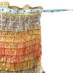 Bohemian Orange Maxi Skirt Size M Photo 4