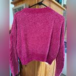 Cocovive Women's Pink
Cable Knit Crop Top Sweater Size L Long Sleeves Winter Pink Size L Photo 3