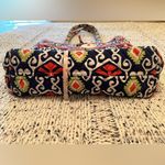 Vera Bradley Tote Bag in Blue Red Geometric Print EUC Photo 5