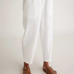 Quince Women's European Linen White Pants Size Large Photo 3