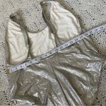 Good American NWOT Metallic Layout One-Piece Swimsuit (2XL-3XL) sexy high cut Photo 5