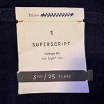 Pilcro  and the Letterpress “Superscript” Women's High Rise dark WashFlared Jeans Photo 4