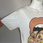 DEX Graphic Tee Womens XSmall Retro Concert Tshirt Emo Grunge Punk Rock n roll White Size XS Photo 1