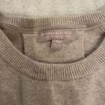 Banana Republic sweater size XS. Beautiful gold shimmer w ribbed edge & detail Photo 0