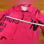 La’Ros Long sleeve midi shirt dress in pink Photo 10