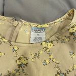 Old Navy Vintage 90s  pale yellow floral linen blend sundress 🔥 Photo 3