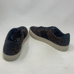 Greats Royale Knit Low Top‎ Leopard Print Sneakers Brown Size US 9 Photo 6