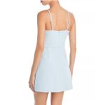 French Connection Mini Dress Women's 10 Blue Whisper Sleeveless Asymmetric Hem Photo 1