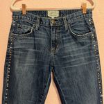 Current/Elliott The Fling Whiskey Destroyed w/ Studs Boyfriend Jeans. Size 24 Photo 4