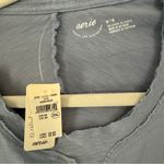 Aerie  Summer House Slouchy Oversized T-Shirt Blue NEW Medium NWT Photo 4