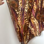 Fire Los Angeles  Women’s Sheer Bohemian Peacock Top Size Medium 🟦 Photo 3