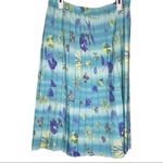 Vintage‎ L'Gante Floral Skirt Set Blue Size 12 Photo 2