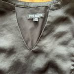 Steve Madden Prairie Dreams Satin V-Neck Ruffle Cap Sleeve Mini Dress Medium Photo 6