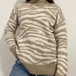 Maurice's Zebra Print Sweater Photo 1