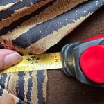 Ashley Stewart Satin Gold & Black Tiger Animal Print Button Down Blouse Sz 20. Photo 10