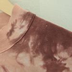 We The Free  People Womens sz XS Be Free Tie Dye LS Shirt Pink Crew Neck Cotton Photo 11