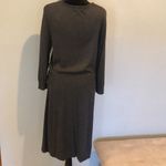 Merona  faux wrap sweater dress, L, gray Photo 1