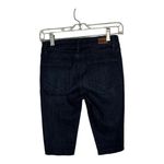 Paige Jimmy Jimmy Indigo Mid Rise Knee Length Denim Jean Shorts Size 28 New Photo 1