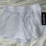 Velocity White Workout Shorts Photo 0