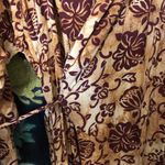 Victoria's Secret Vintage Victoria’s Secret robe / dress Hawaiian style size small brown burgundy Photo 3