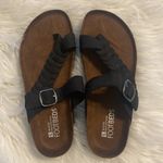 White Mountain  Black and Brown Footbeds sandals size 9M BNWOT Photo 7