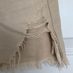 American Eagle  High Waisted Tan/ Cream jean shorts 12 Photo 2