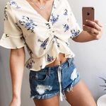 Lydelle floral cinched peplum Photo 0