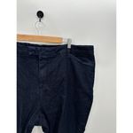 Modcloth Dark Wash Denim Jeans Skinny Women Size 26R Front Pleat Cotton Stretch Photo 3