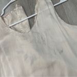 Vintage Silk Dress embroidered floral mini womens Pink (medium) lingerie lounge Photo 4