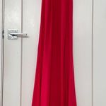 Sherri Hill 52782 PROM RED MAXI SLIT DRESS EVENING GOWN SIZE 00 Photo 4