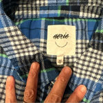 Aerie  BY ARITZA LONG SLEEVE WOMENS SHIRT PLAID NWOT
BLUE XL Photo 3
