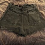 Abercrombie & Fitch Black Denim Shorts Photo 2