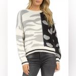 Elan  | Bloomingdale’s Mixed Animal Print Sweater - Small Photo 2