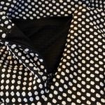 Collective Concepts  Black White Polka Dot A-Line Textured Size XS Photo 5
