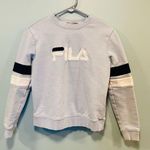 FILA ! Light blue athletic crewneck cozy work out sweatshirt size small! Photo 0