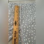 Rosso35 Geneva Ankle Pant Italian Dot Abstract Print Cotton Stretch Size 40 US 8 Gray Photo 5