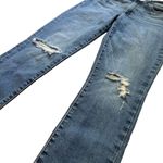 Levi's PREMIUM 721 HIGH RISE SKINNY Distressed Medium Wash Denim Jeans 29 Ankle Photo 2