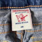 denim jeans women’s size 28 True Religion low rise denim Photo 6