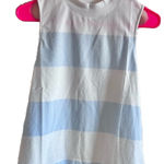 Andrew Marc *NWT*  SMALL blue/white striped sleeveless top Photo 0