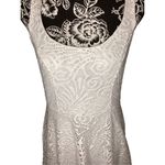 Apt. 9  Ivory Skater Dress Coastal Beach Floral Vacation Travel Formal Easter Photo 4