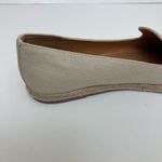 J Crew Beige Tan Tropical Embroidered Palm Tree Coconut Slip On Espadrilles Green Size 8 Photo 10