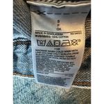 Gap Light Wash Distressed Button Front Icon Denim Jacket Women's Small Photo 3