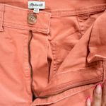 Madewell  Tall Emmett Wide-Leg Crop Pants: Button-Front Edition Salmon Color 27T Photo 6