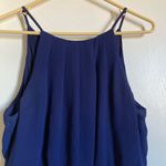 Iz Byer Navy Blue Sleeveless Pleated Mini Dress #Pk Photo 5