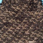 Steve Madden chunky knit pom pom hat beanie dark light browns and tans SZ OSFA Photo 4