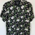 Banana Republic  Men’s Polo T  Shirt  XXL 100%Cotton Black Green Hawaii Beach Photo 0