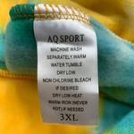 AQ Sport Tie Dye LOVE Graphic Hoodie 3XL Blue Yellow Green Cotton Polyester Size undefined Photo 4